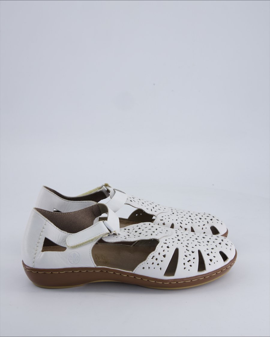 Rieker Sandals Leather White 40 EU