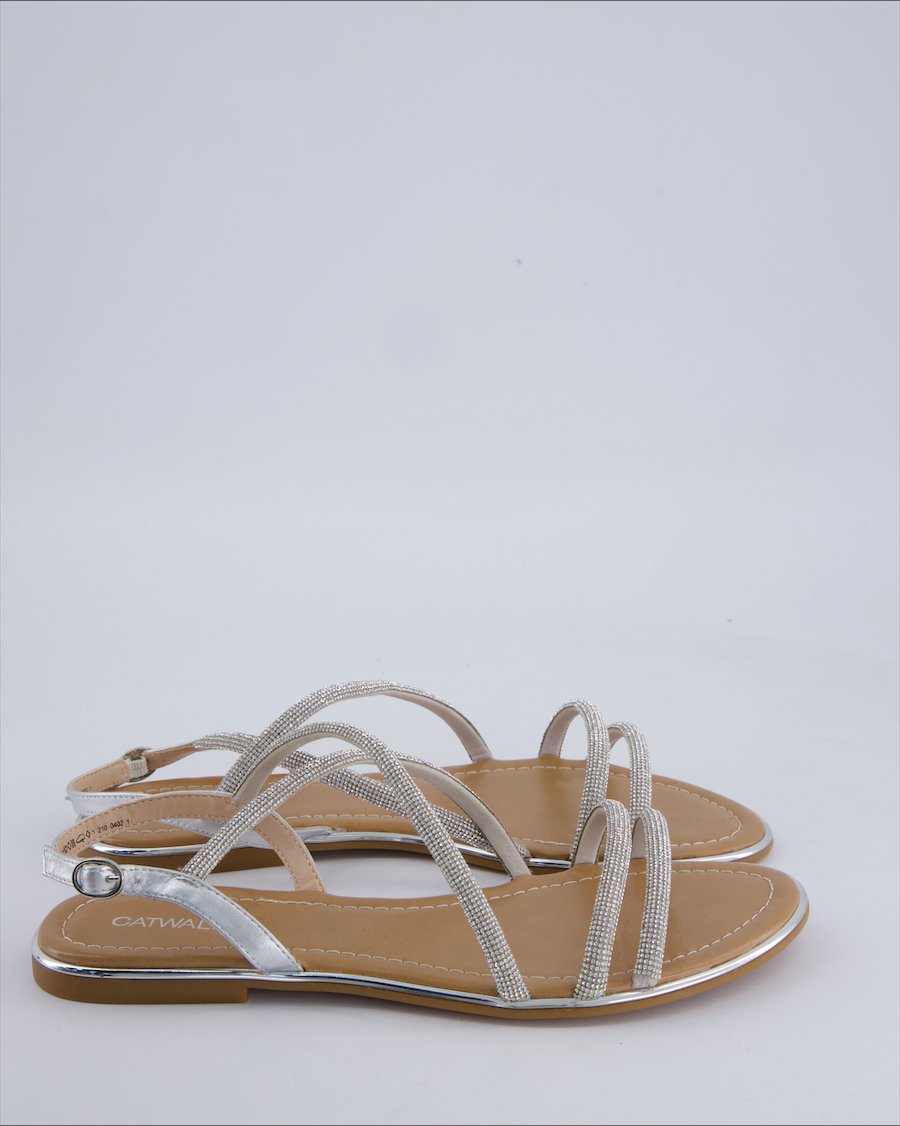 Catwalk Sandals Cloth Silver 41 EU