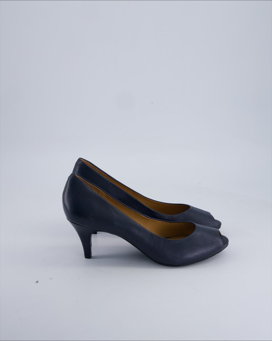 Roberto Santi Heels Leather Blue 42 EU