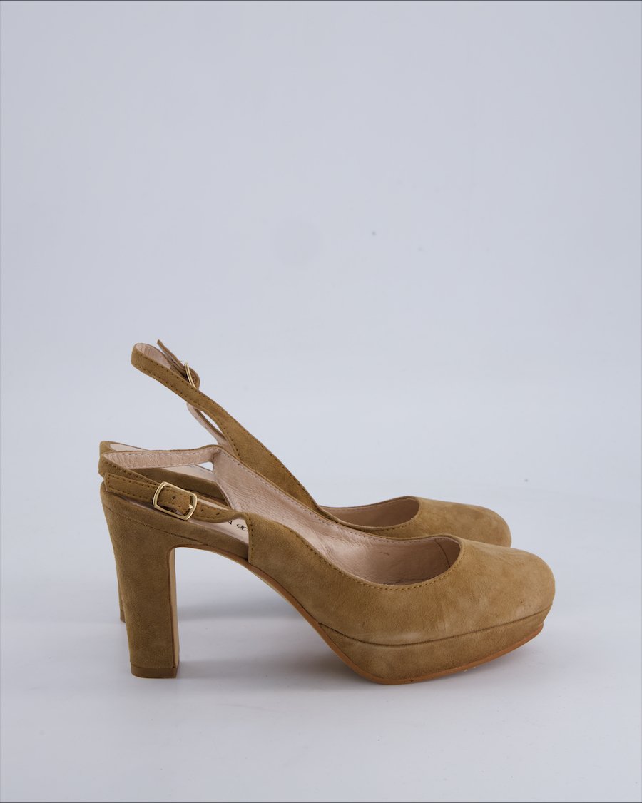 Cafenoir Heels Suede Ecru 37 EU
