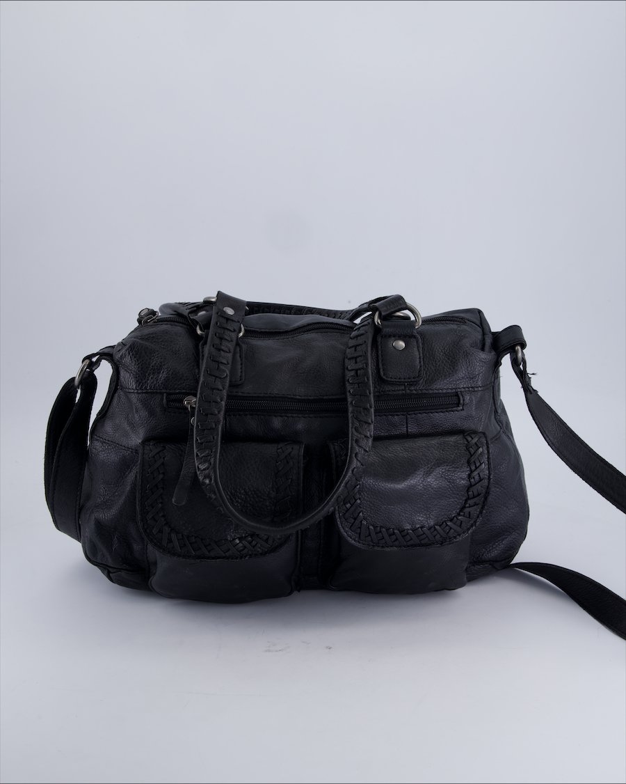 5th Avenue Crossbody bags Leather Black