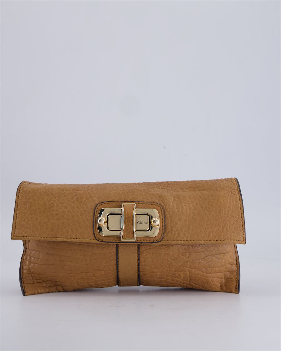 Chloe Handbags Leather Camel