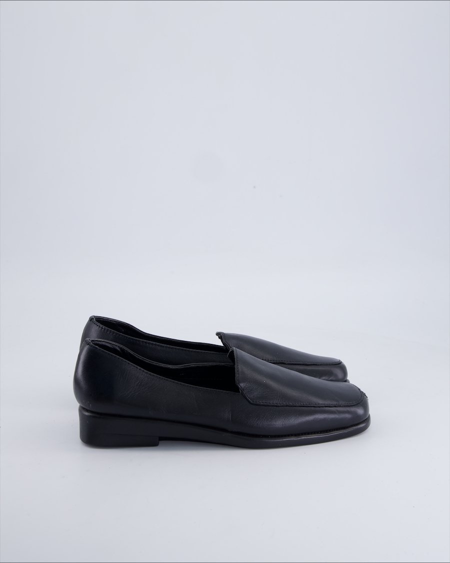 Bata Flats Leather Black 39 EU