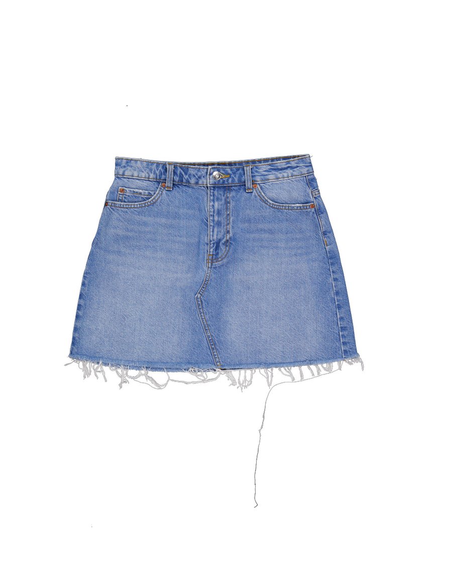 Zara Skirt Cotton Blue S