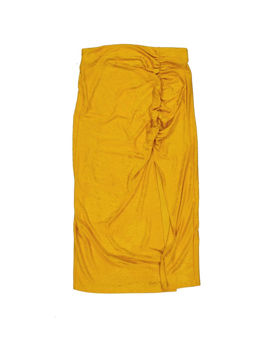 Zara Skirt Cotton Yellow S