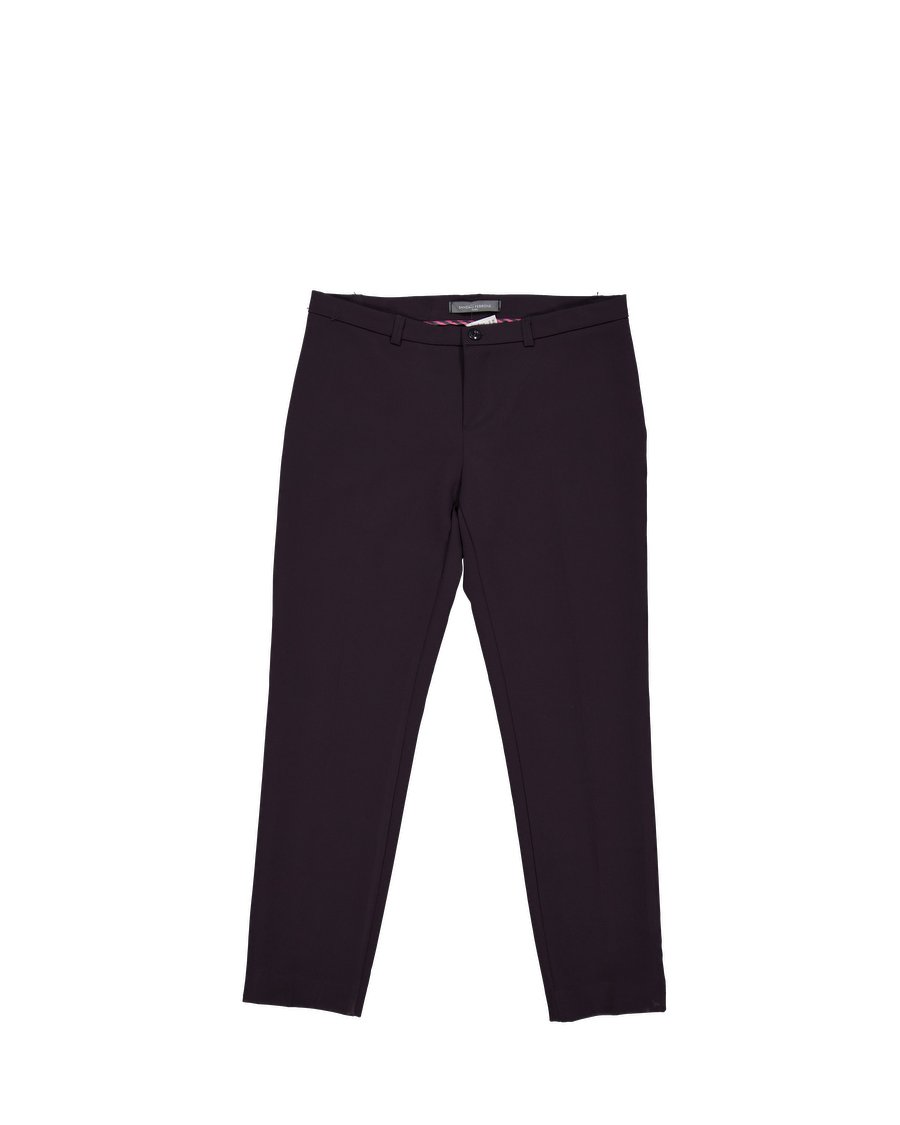 Sandro Ferrone Trouser Polyester Brown 46 IT