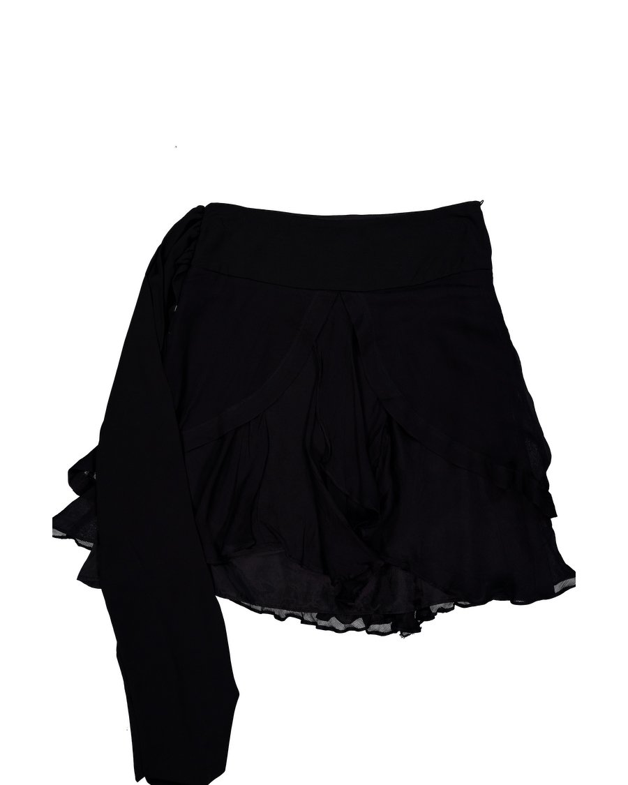 Zara Mid-length Polyester Black S International