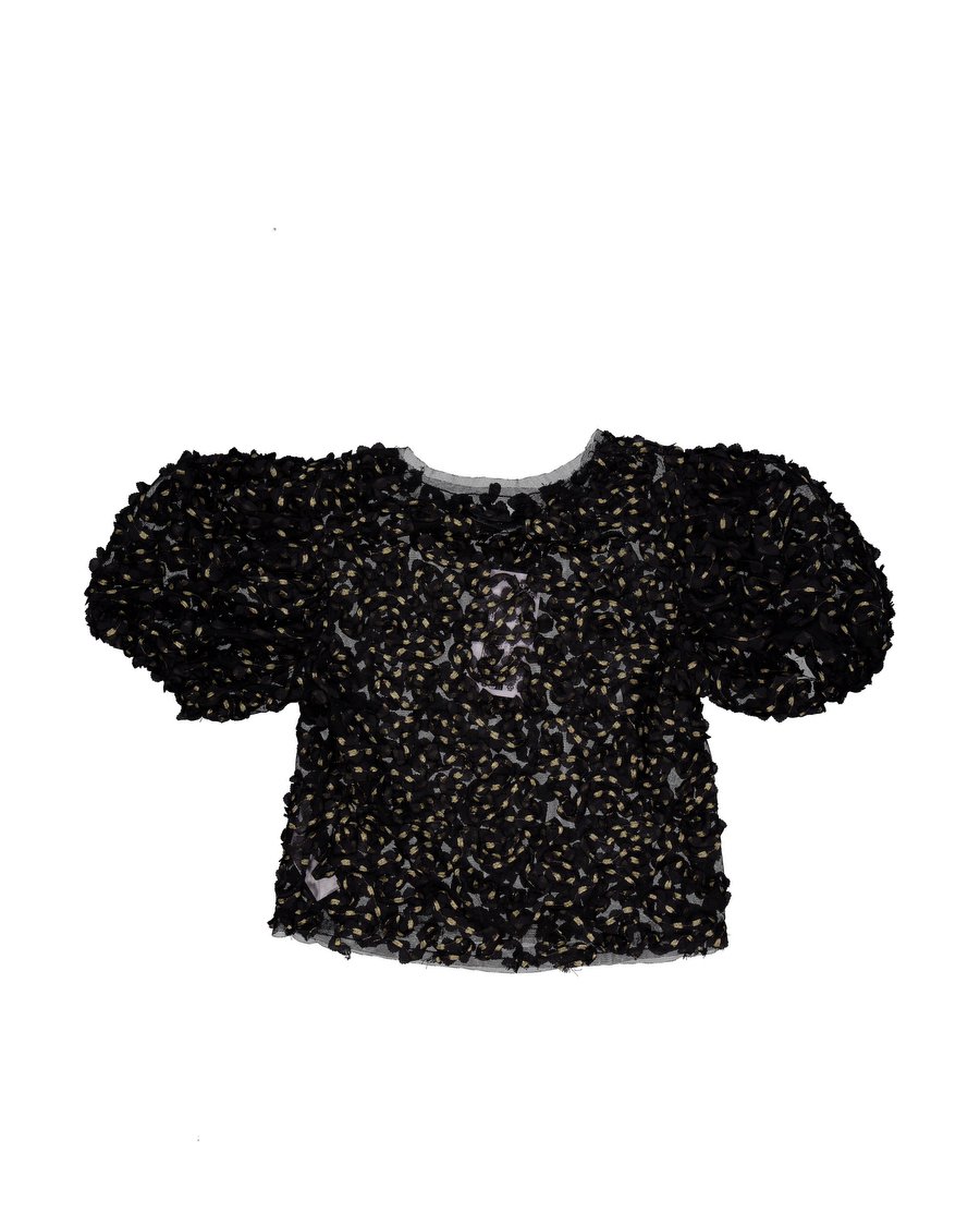 Zara T-shirts Polyester Black S International