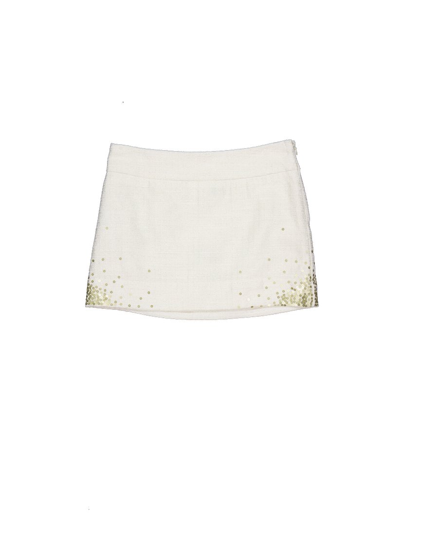 Benetton Mini Polyester White 38 IT