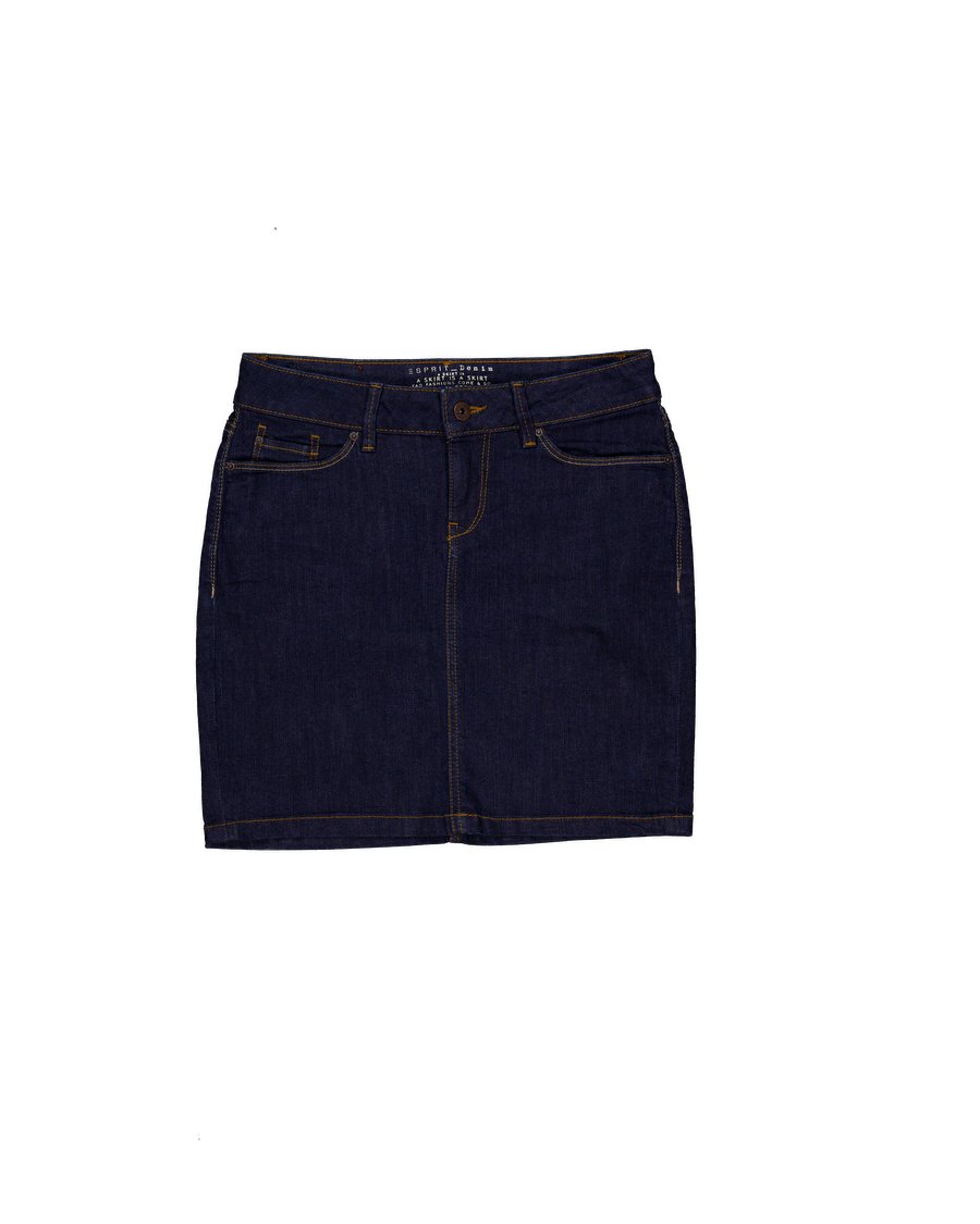 Esprit Skirt Cotton Blue M