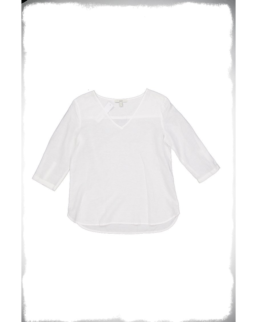 Esprit Shirts Linen White S International