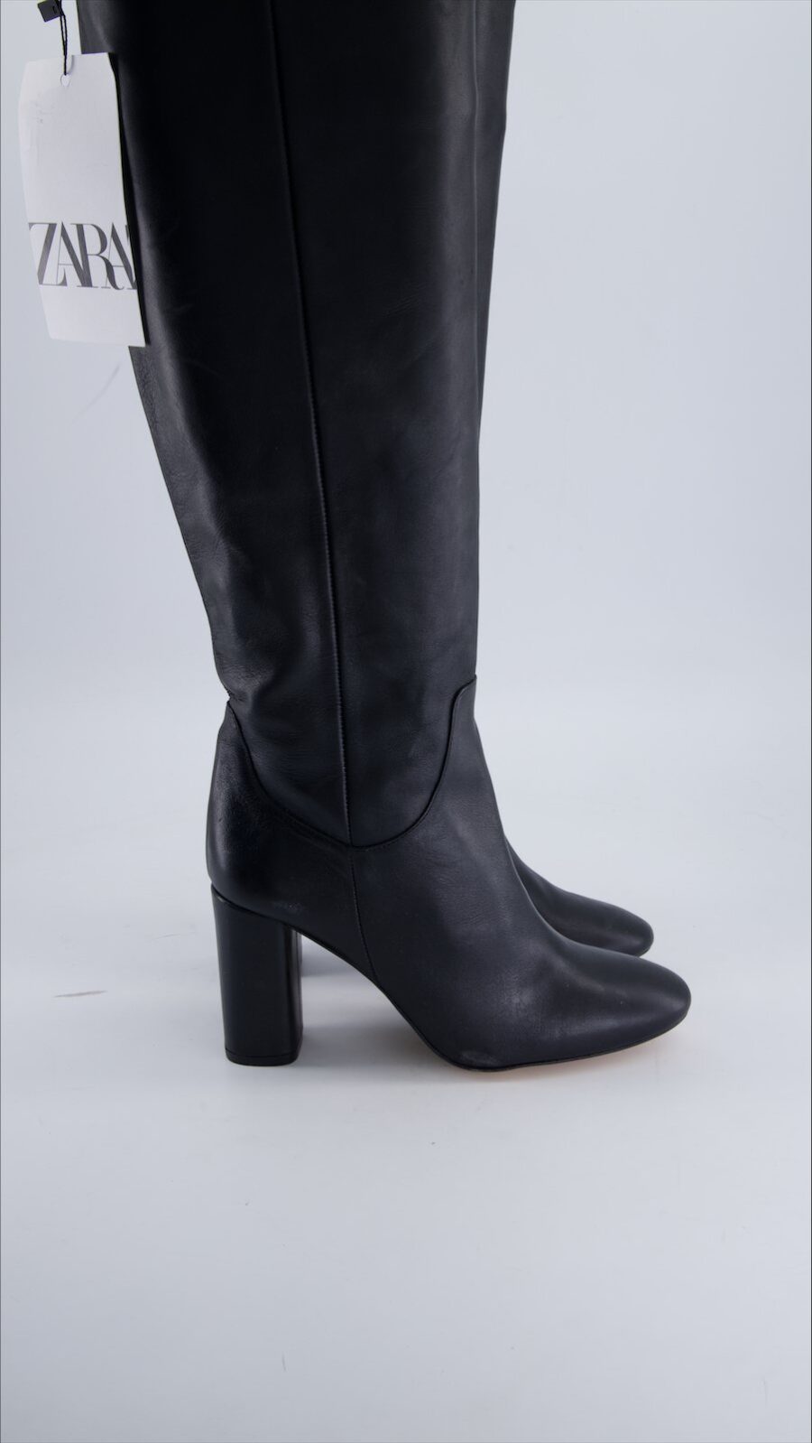 Zara Boots Polyurethane Black 37 EU