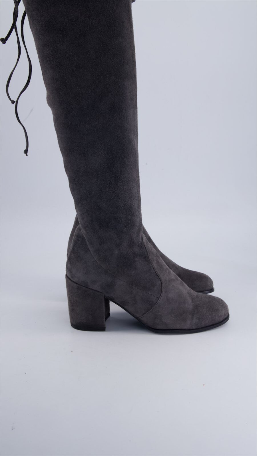 Stuart Weitzman Boots Suede Grey 40 EU