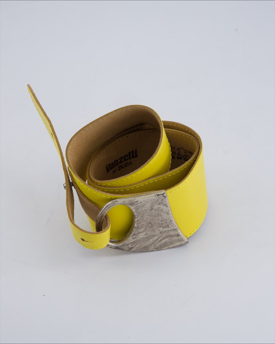 Vanzetti Belts Leather Yellow 80 cm