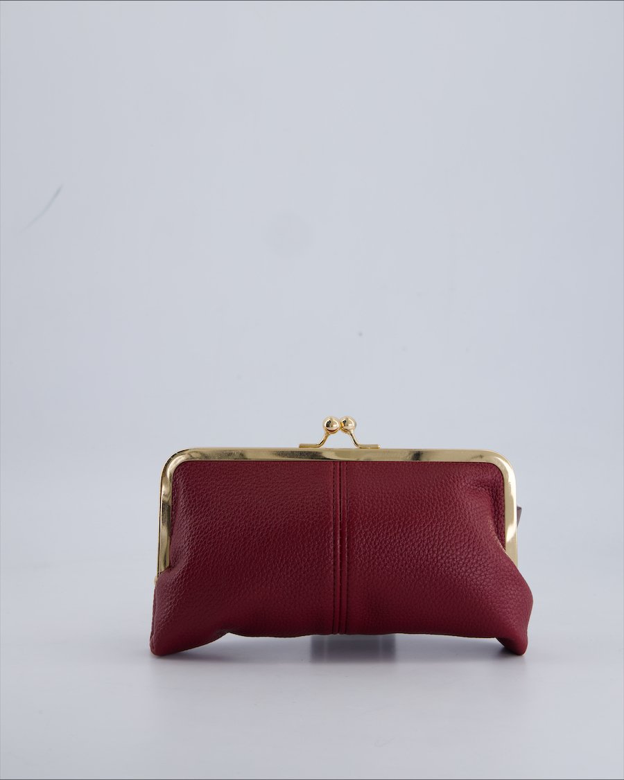 Unbranded Handbags Leather Burgundy