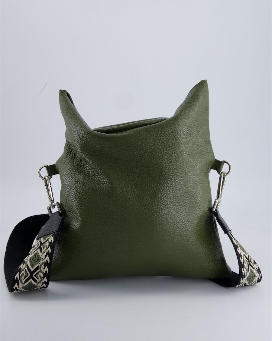 Unbranded Crossbody bags Genuine Leather Green