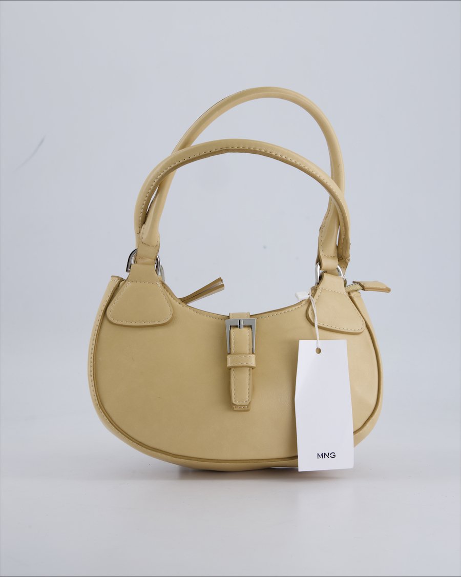 Mango Handbags Polyurethane Beige
