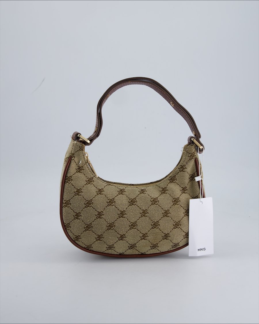 Mango Handbags Cloth Ecru