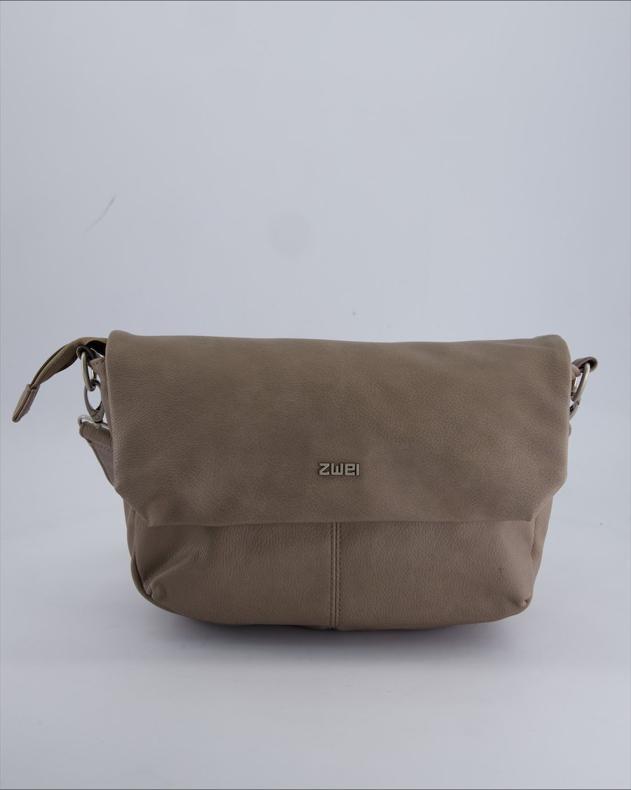 Zwei Crossbody bags Leather Ecru