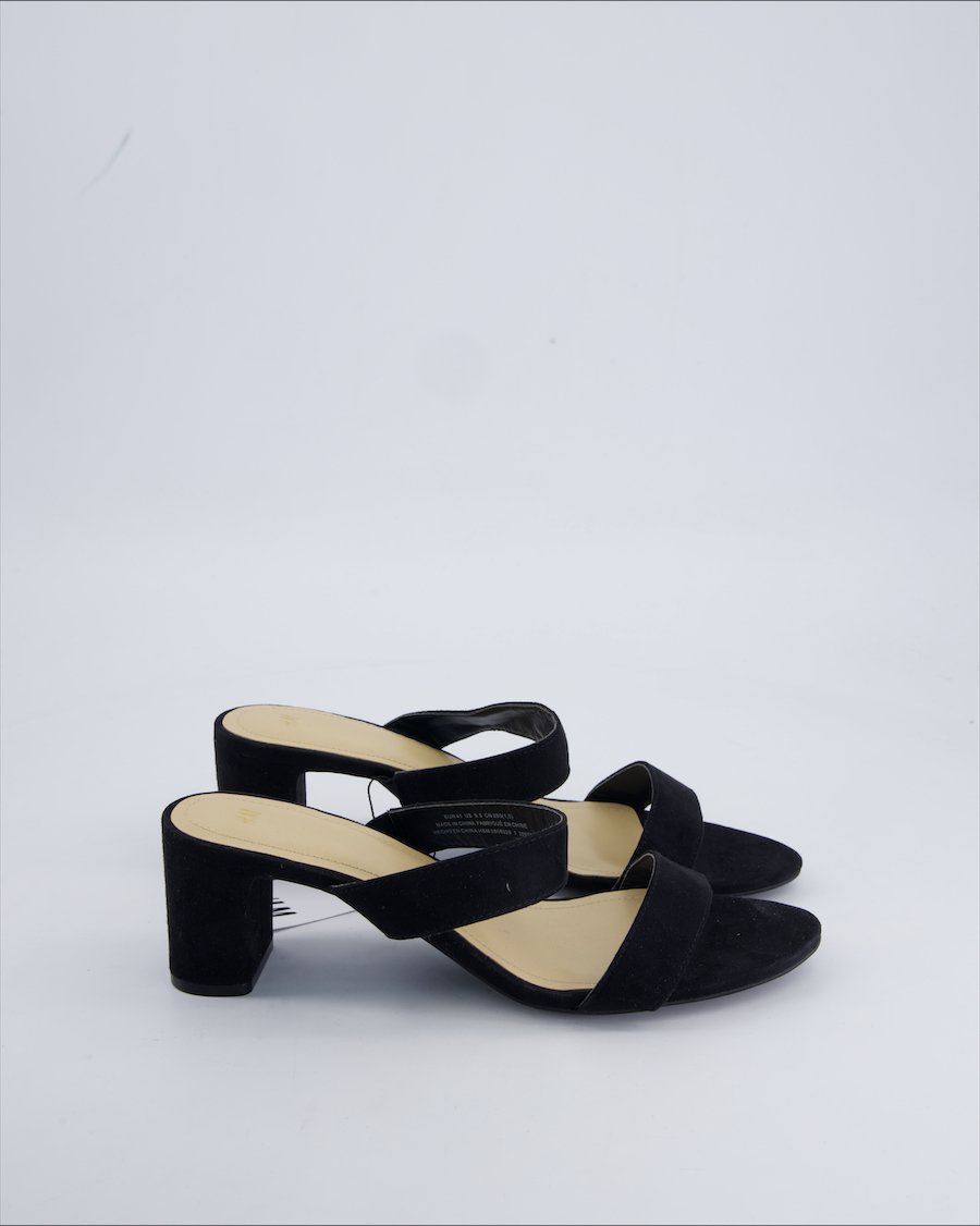 H&m Sandals Suede Black 41 EU