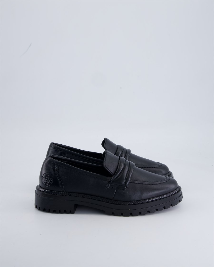 Rieker Flats Leather Black 37 EU