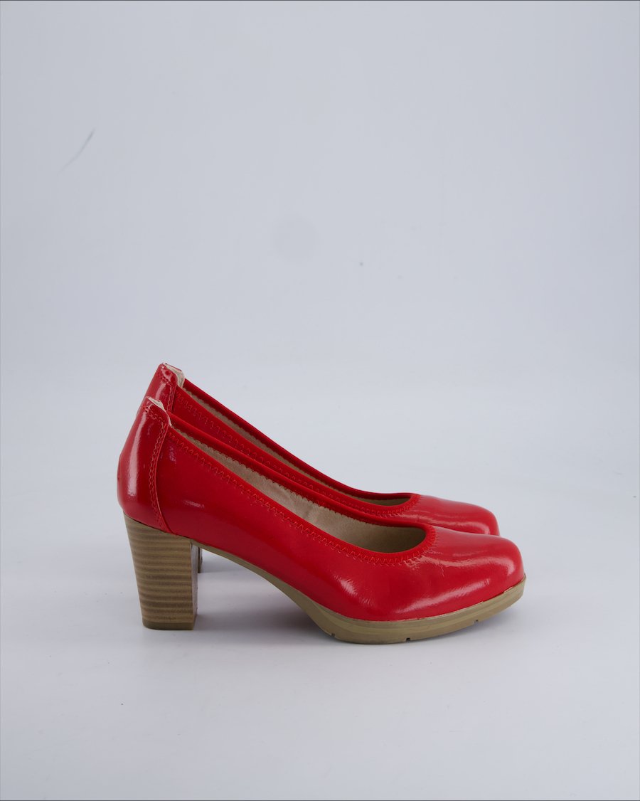 Jana Heels Leather Red 39 EU