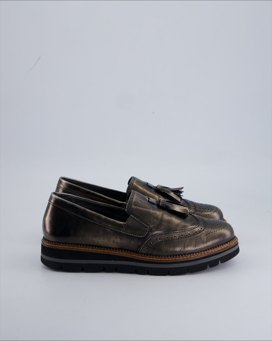 Gabor Flats Leather Khaki 39 EU