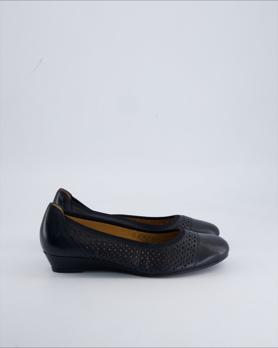 Gabor Ballet flats Leather Black 39 EU