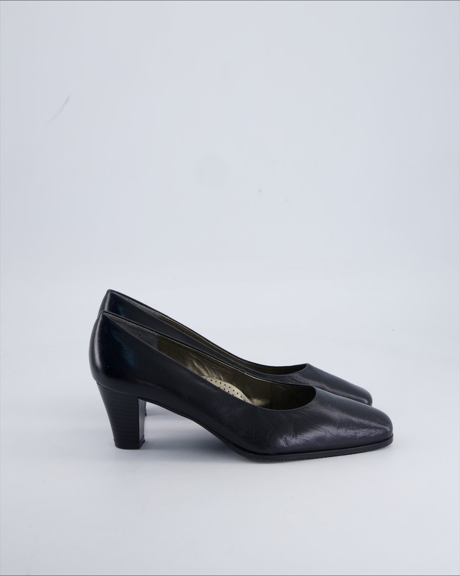 Walder Heels Leather Black 39 EU