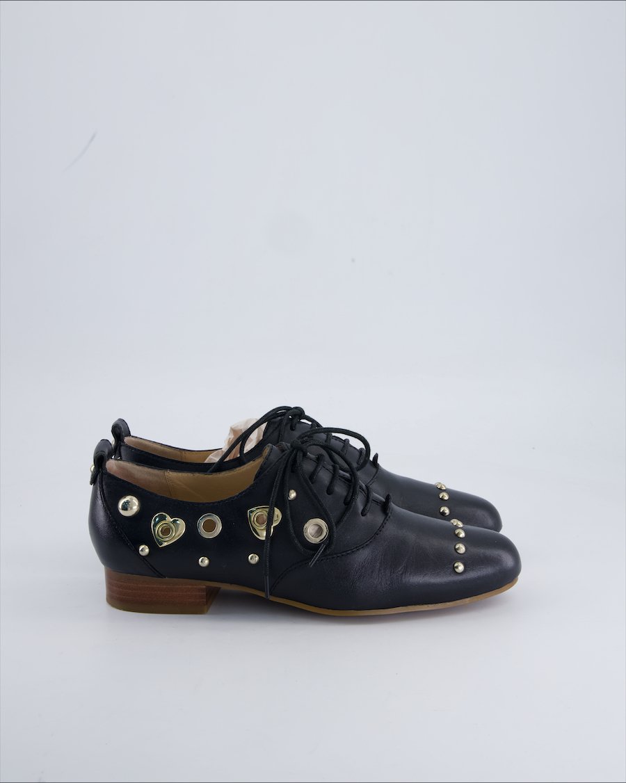 Love Moschino Heels Leather Black 38 EU