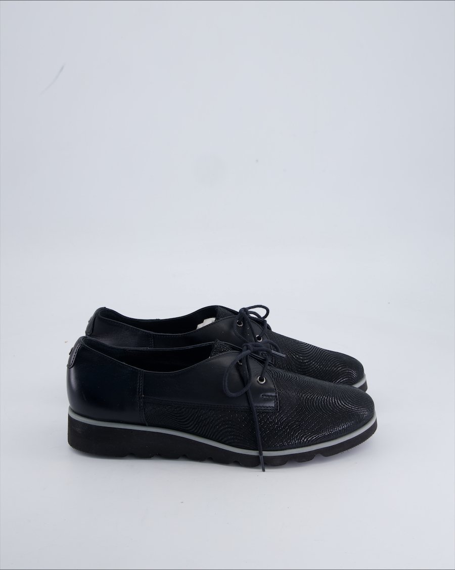 O.uazi Lace ups Leather Black 39 EU