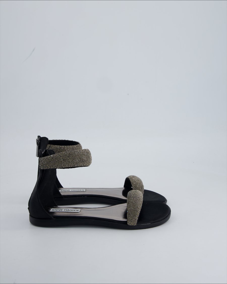Steve Madden Sandals Leather Black 37 EU