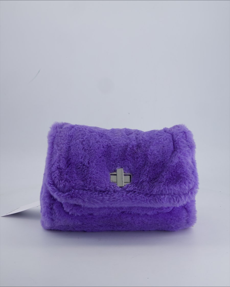 Bershka Shoulder bags Wool Purple