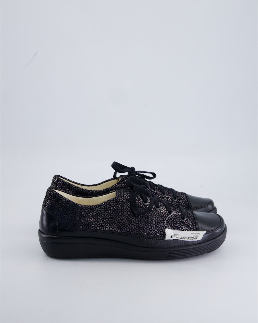 Wellness Trainers Leather Black 40.5 EU