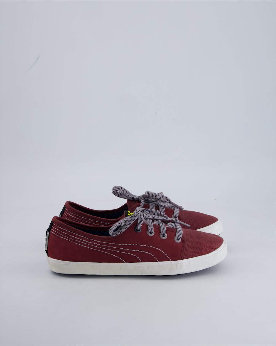 Mini By Puma Trainers Cloth Burgundy 37 EU