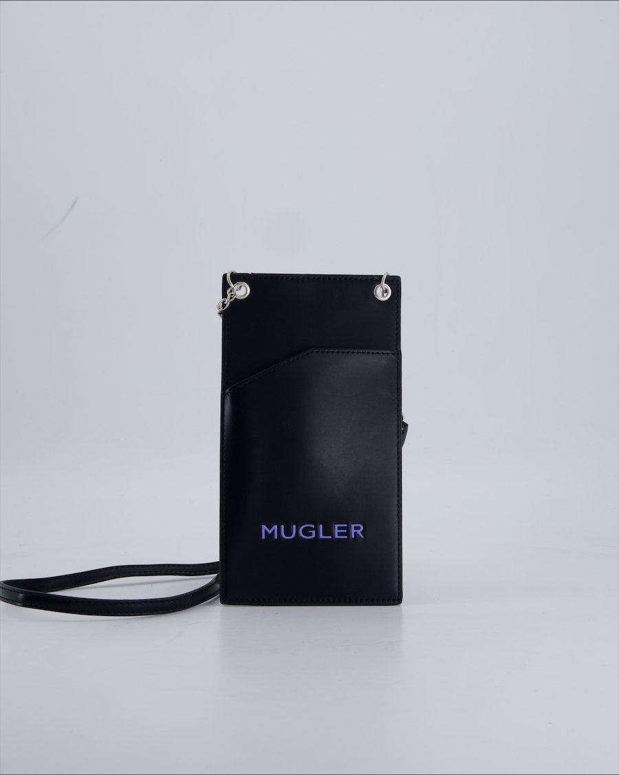 Mugler Crossbody bags Plastic Black