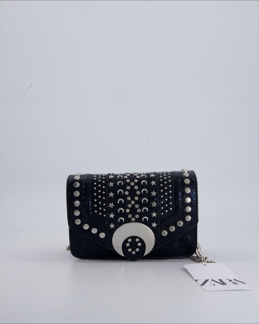 Zara Crossbody bags Leather Blue