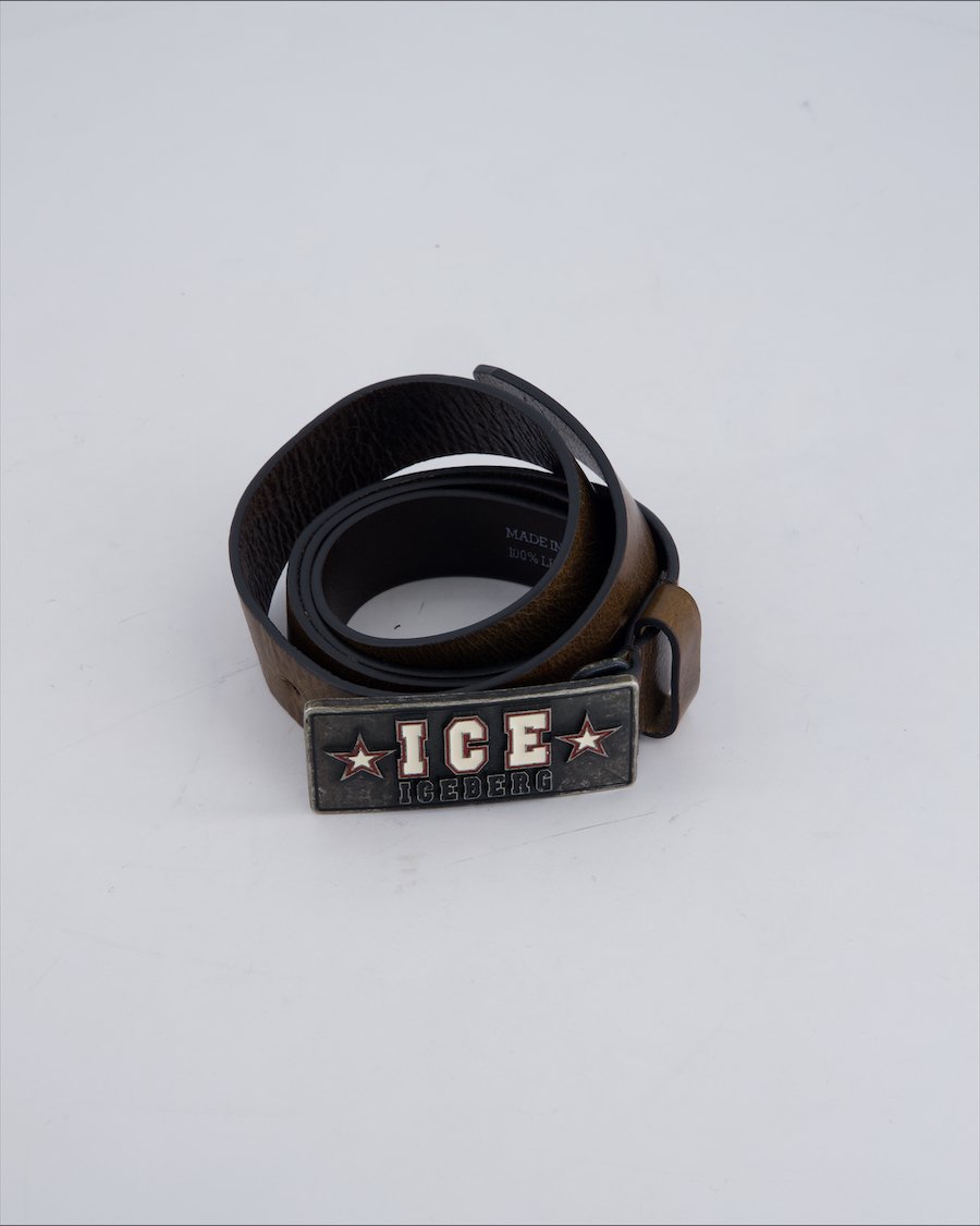 Iceberg Leather Leather Brown 95 cm