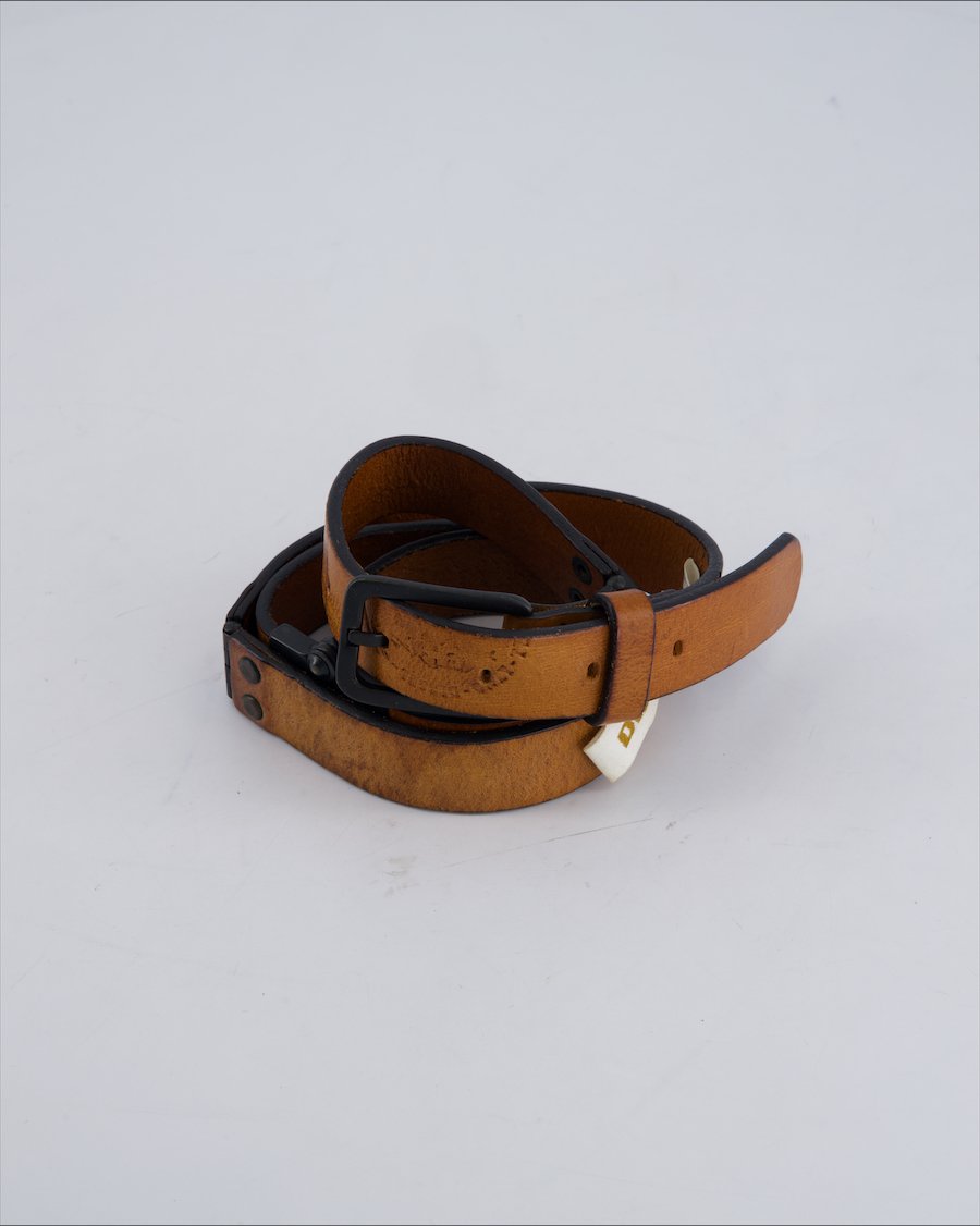 Diesel Leather Leather Brown 95 cm