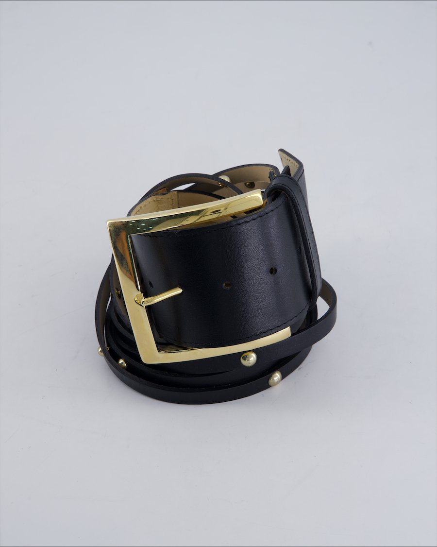 Basler Leather Polyurethane Black 90 cm