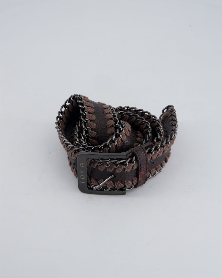 TOY G Leather Leather Brown 90 cm