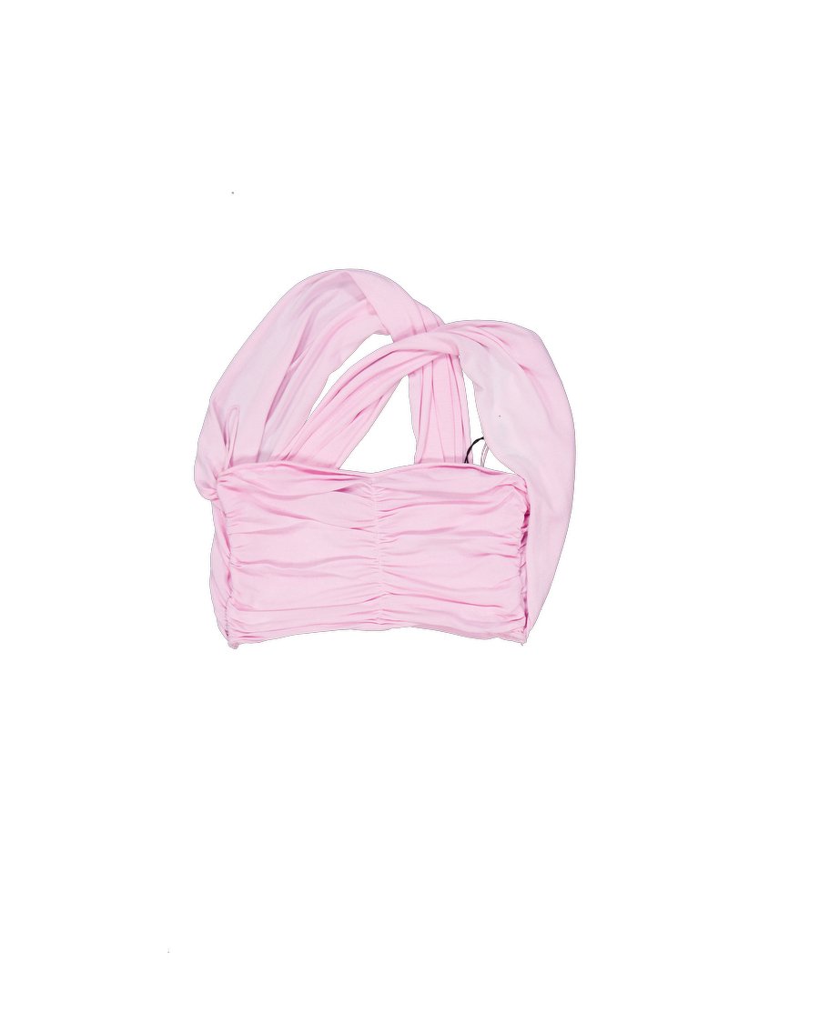 Zara Tops Polyurethane Pink S International