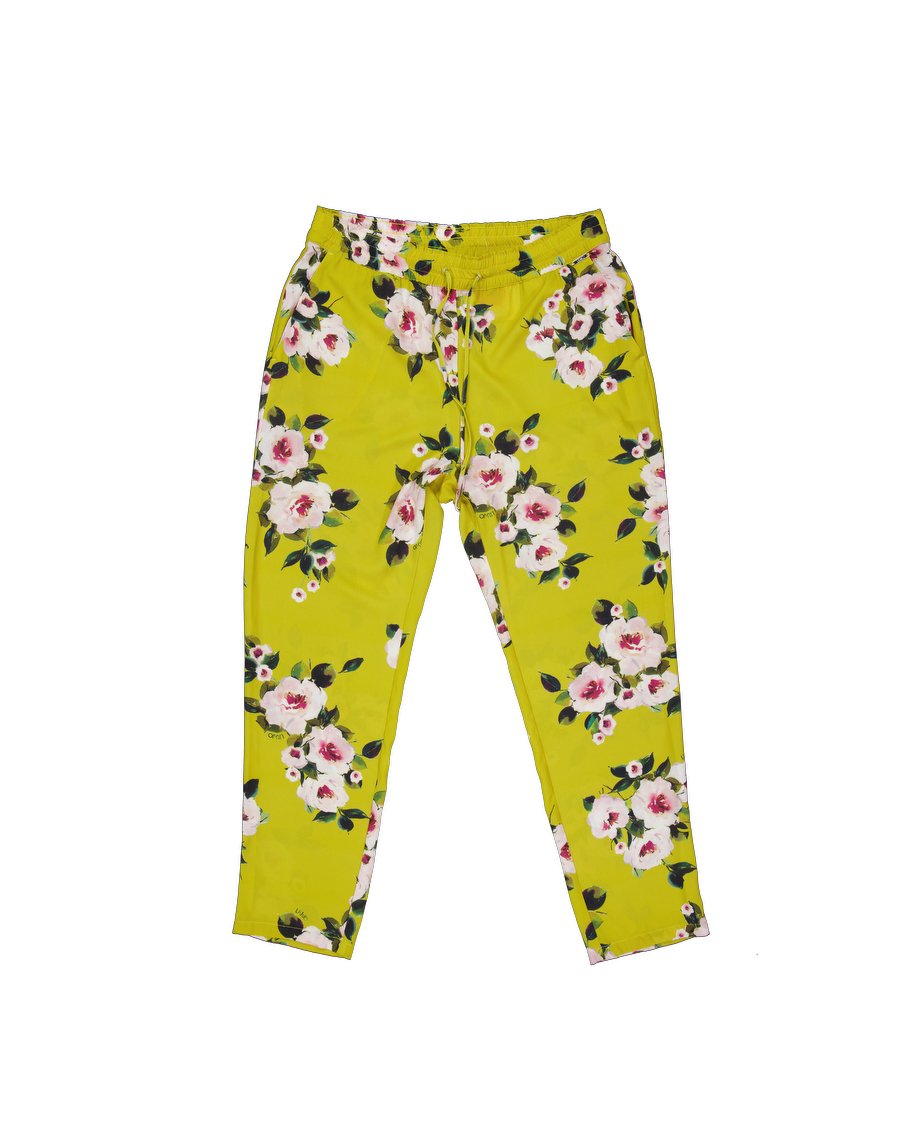 Liu.jo Trouser Polyester Yellow 44 IT