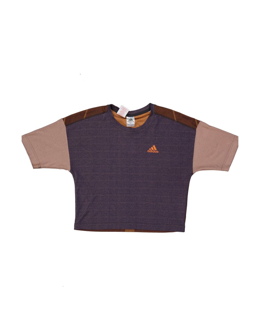 Adidas T-shirts Polyester Purple M International
