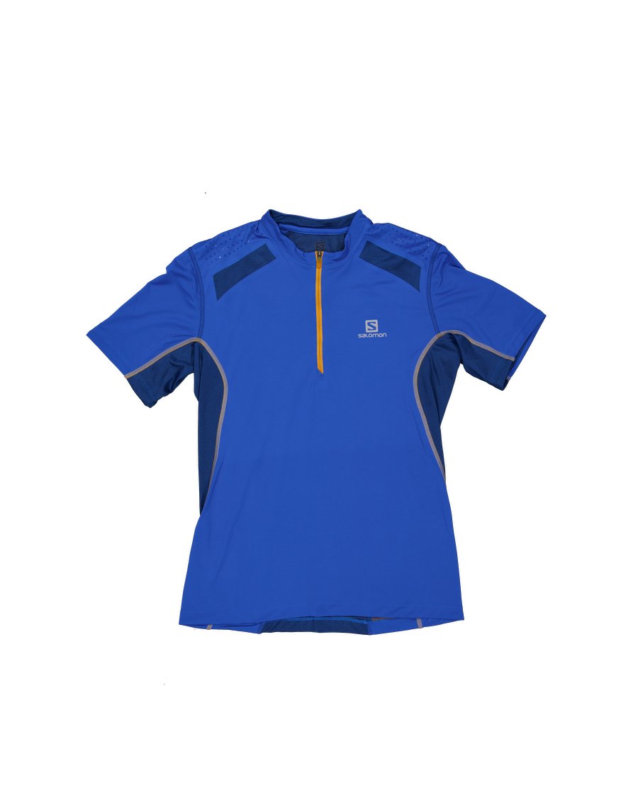 Salomon T-shirts Polyester Blue S International