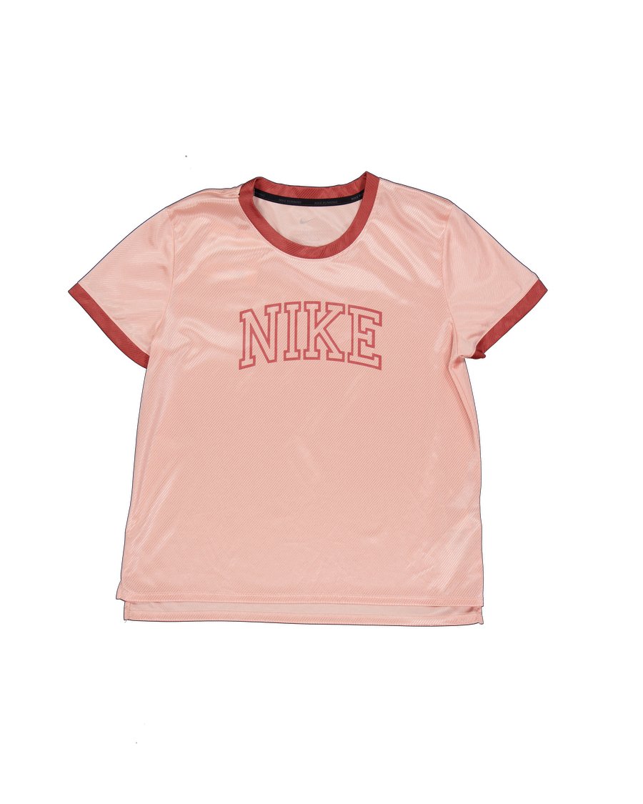 Nike T-shirts Polyester Pink M International