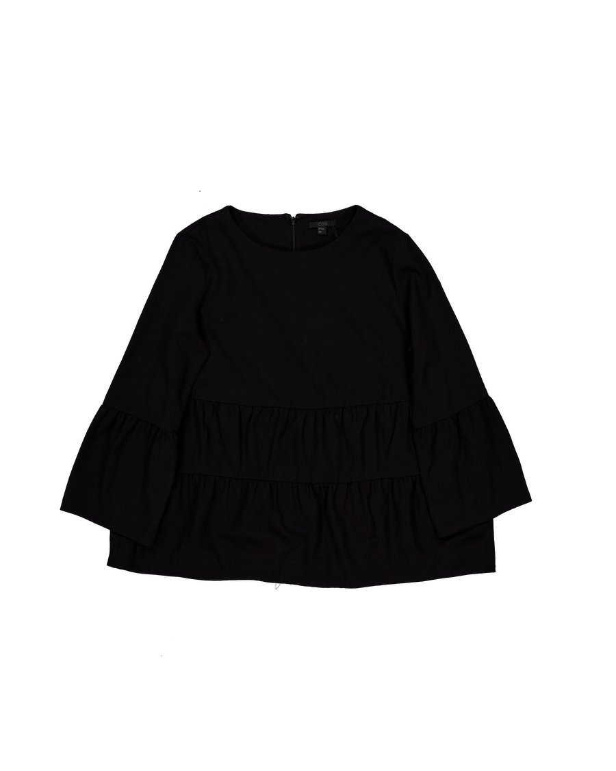 COS Blouses Wool Black XS International