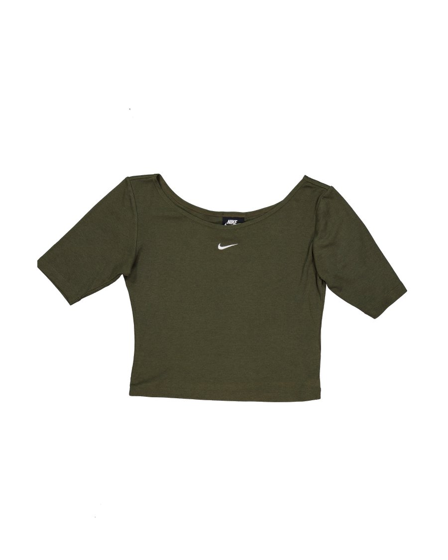Nike T-shirts Cotton Khaki S International
