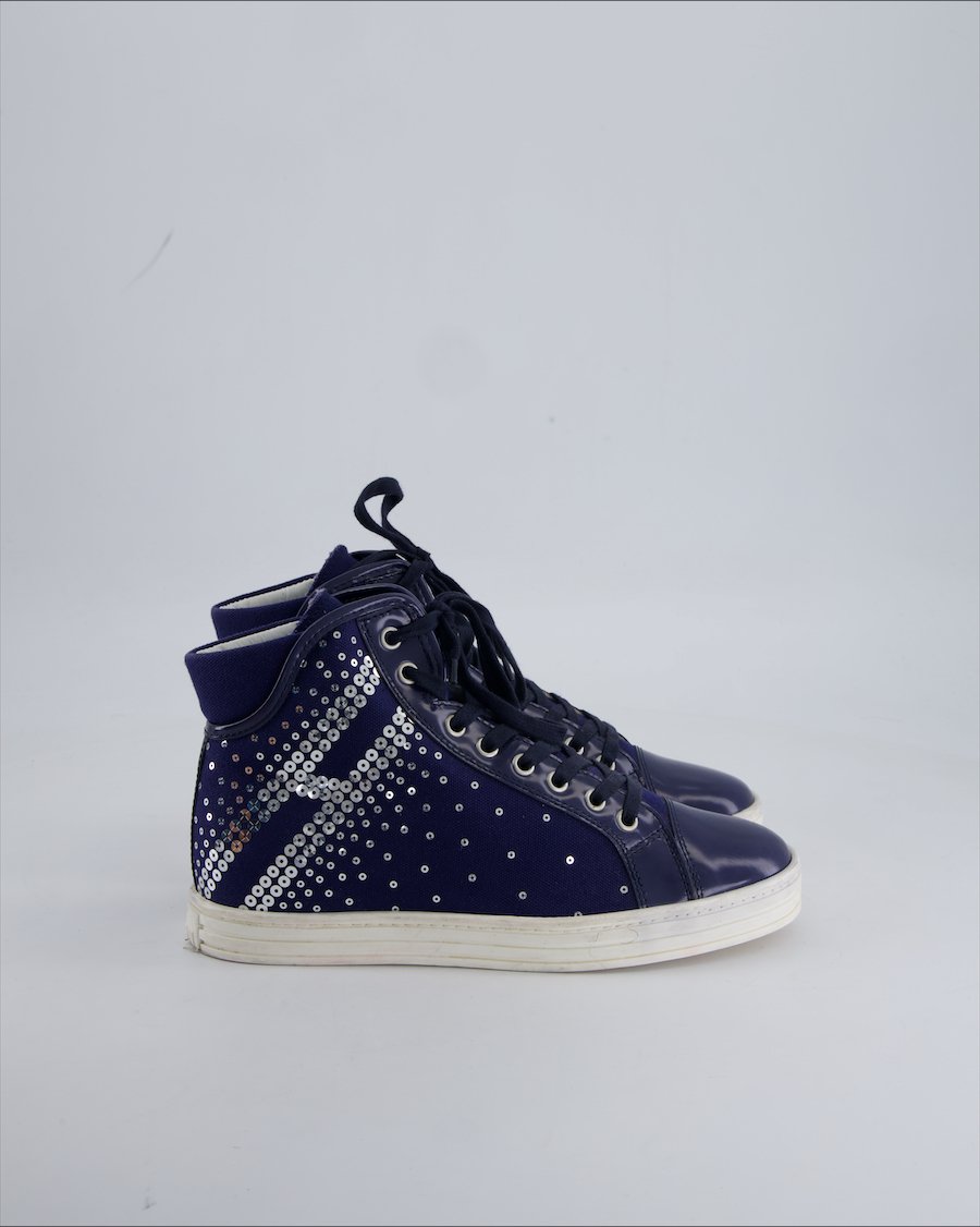 Hogan Trainers Cloth Blue 36.5 EU