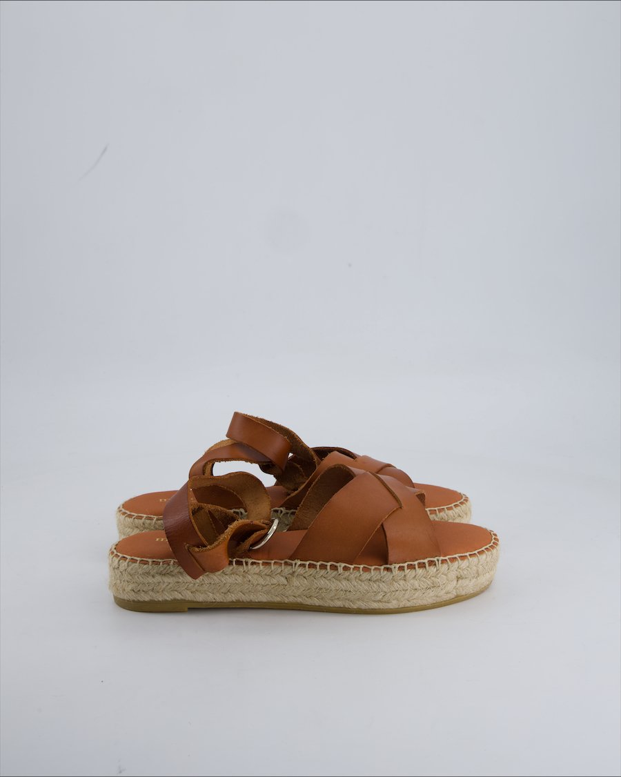 Minelli Sandals Leather Brown 39 EU